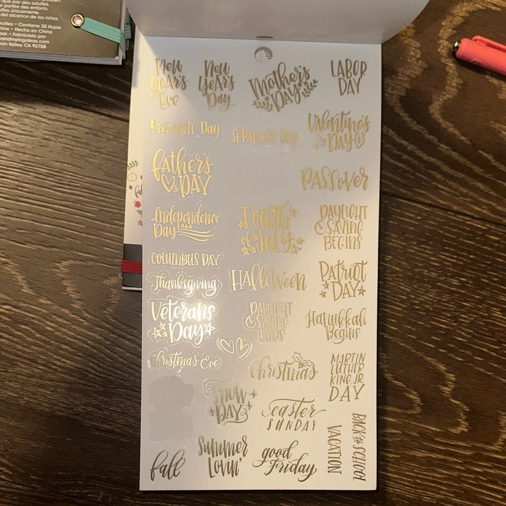 The Happy Planner vibrant seasonal